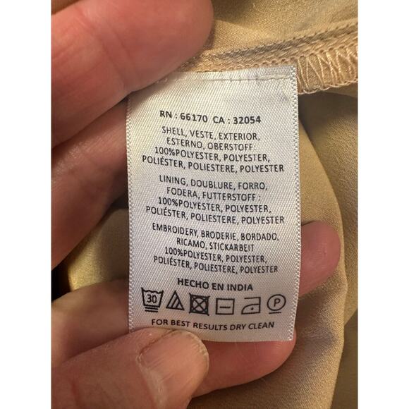 Leifsdottir Anthro Black Floral Lace Sleeveless Cocktail Dress Sz 2 Lined C16 - Picture 8 of 8